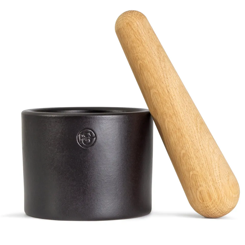 pfeffersack-s-hne-keramik-m-rser-schwarz-st-el-eiche image 1