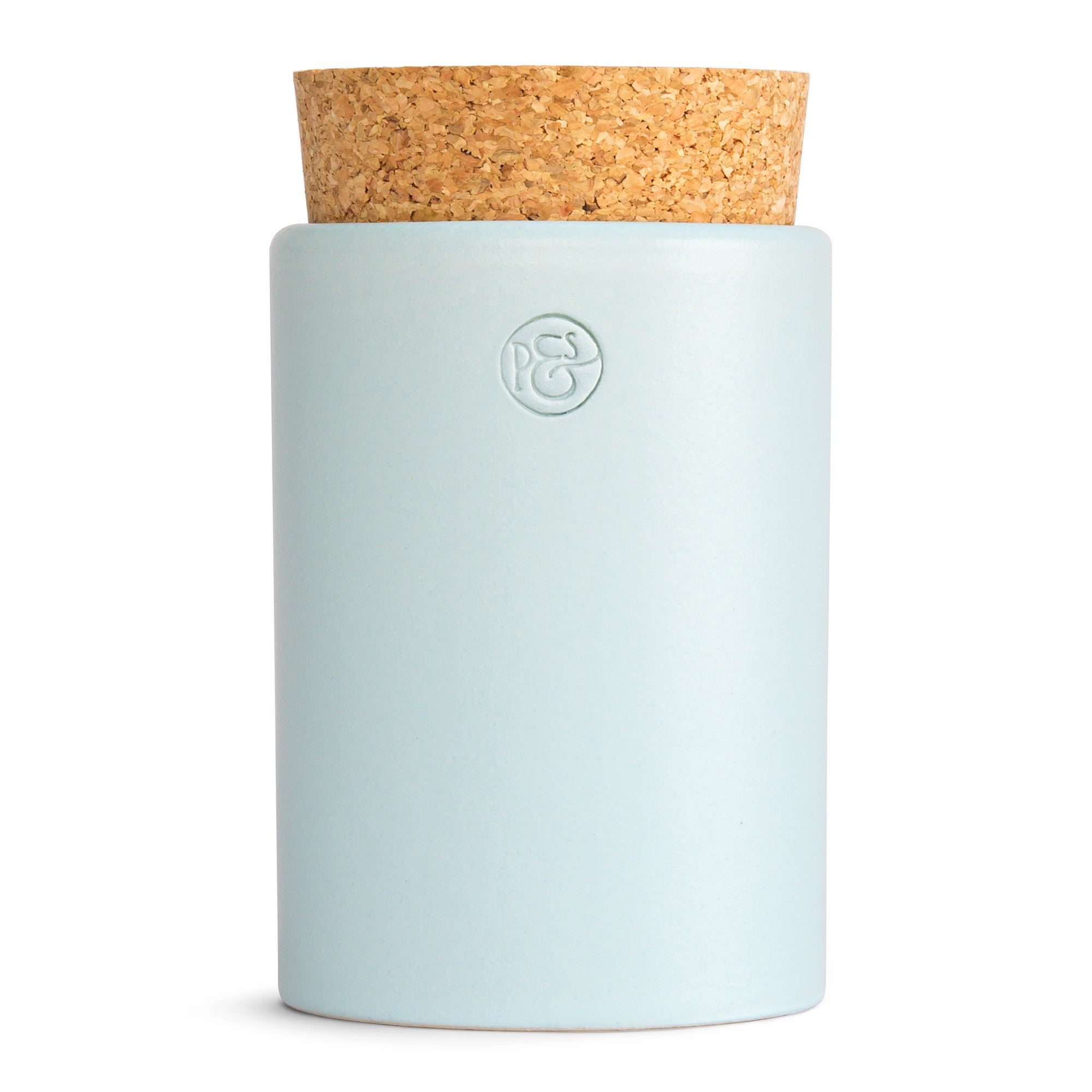 pfeffersack-soehne-keramikdose-mit-korken-gew-rzdose-blasst-rkis-150ml image 1