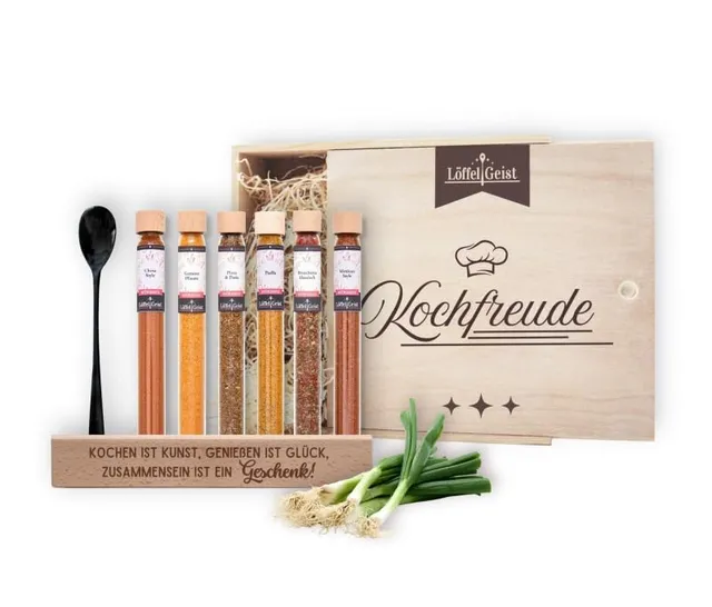 l-ffelgeist-kochfreude-gew-rz-geschenkbox-6-gew-rze-holzbox-mit-l-ffel image 1
