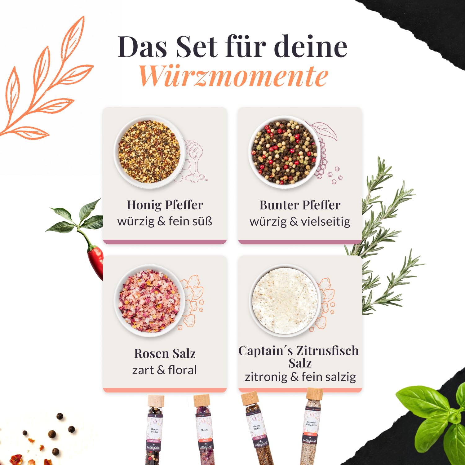 l-ffelgeist-liebe-und-phantasie-gew-rzset-4er-pfeffer-salz image 3