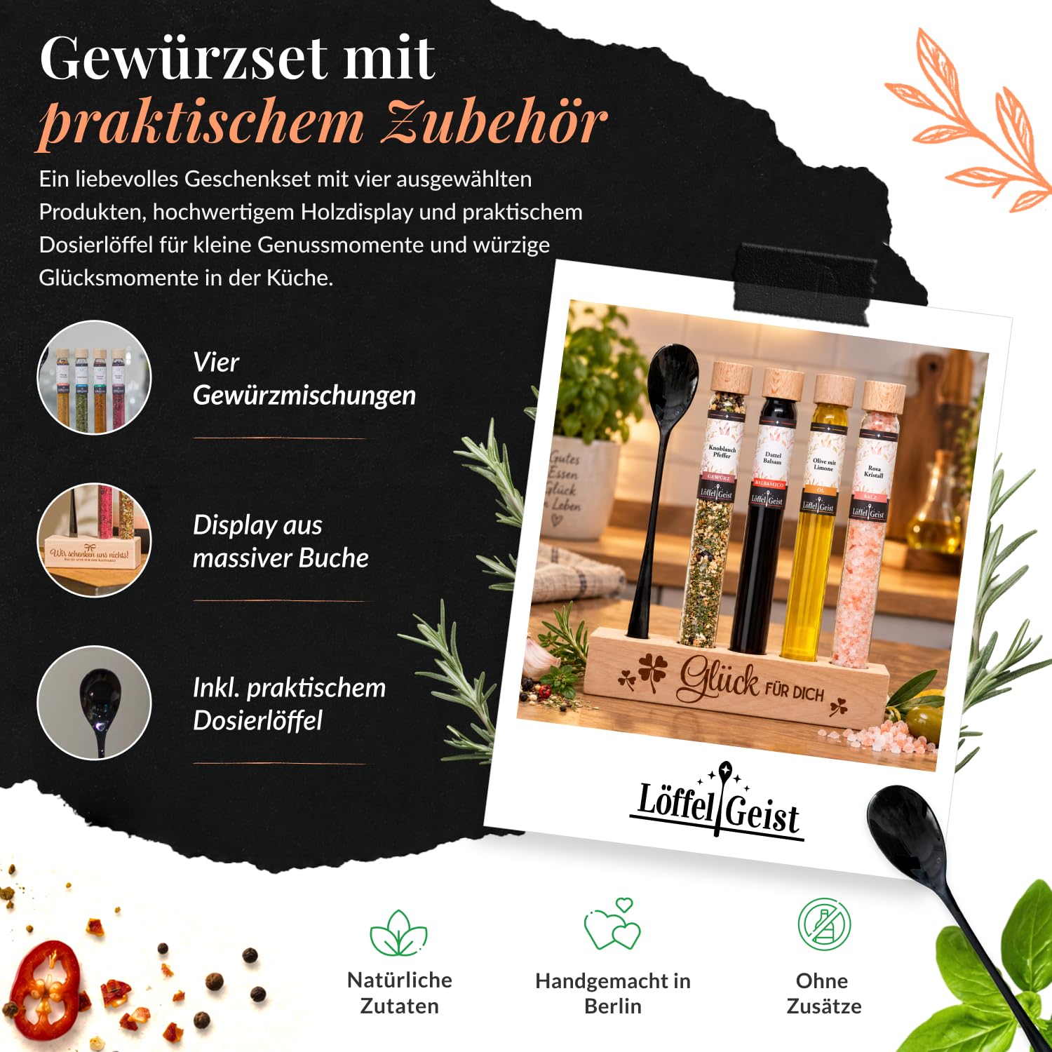 l-ffelgeist-gl-ck-f-r-dich-gew-rzset-4er-holzdisplay-geschenk image 2