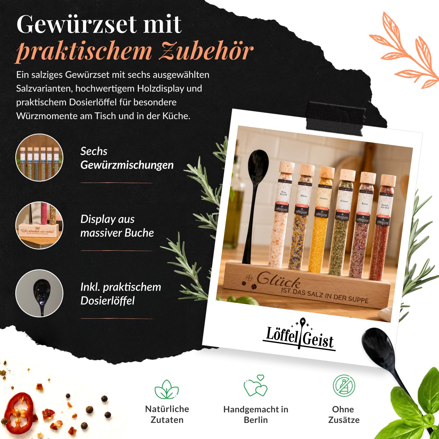 l-ffelgeist-gew-rzset-gl-ck-salz-6-salze-mit-st-nder-geschenk image 2