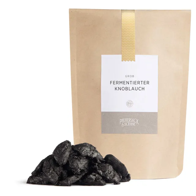 pfeffersack-soehne-fermentierter-knoblauch-nachf-llbeutel-schwarz image 1