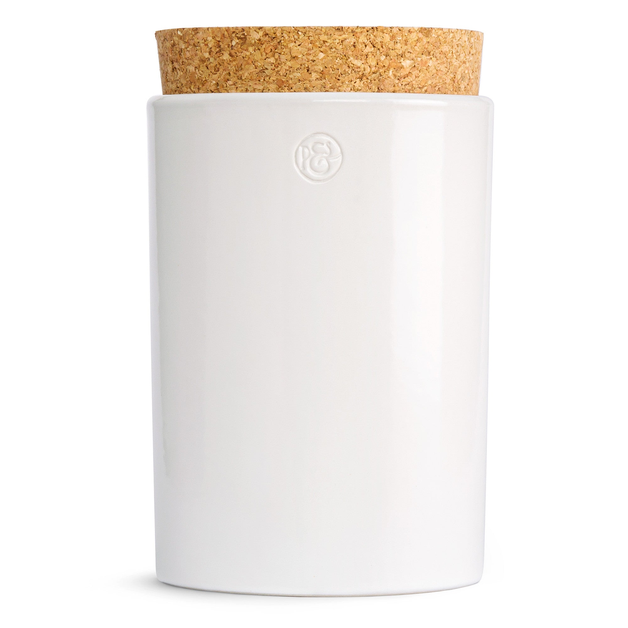pfeffersack-soehne-keramik-vorratsdose-hoch-wei-gl-nzend-1-liter image 1