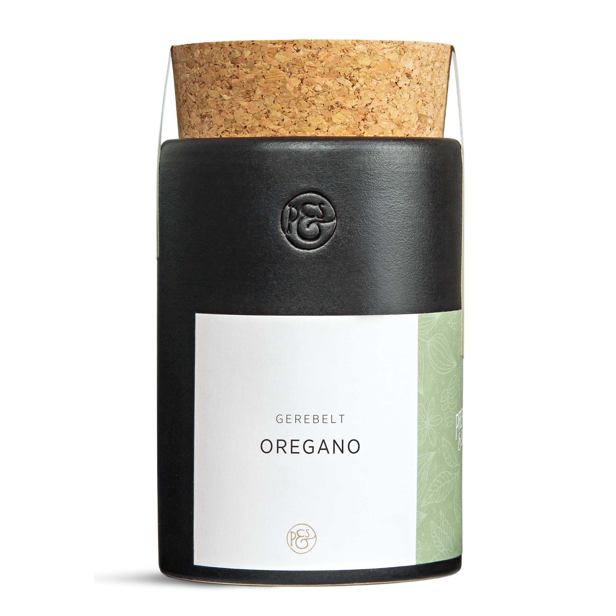 pfeffersack-s-hne-kr-uter-bl-tter-oregano-gew-rz-keramikdose image 2