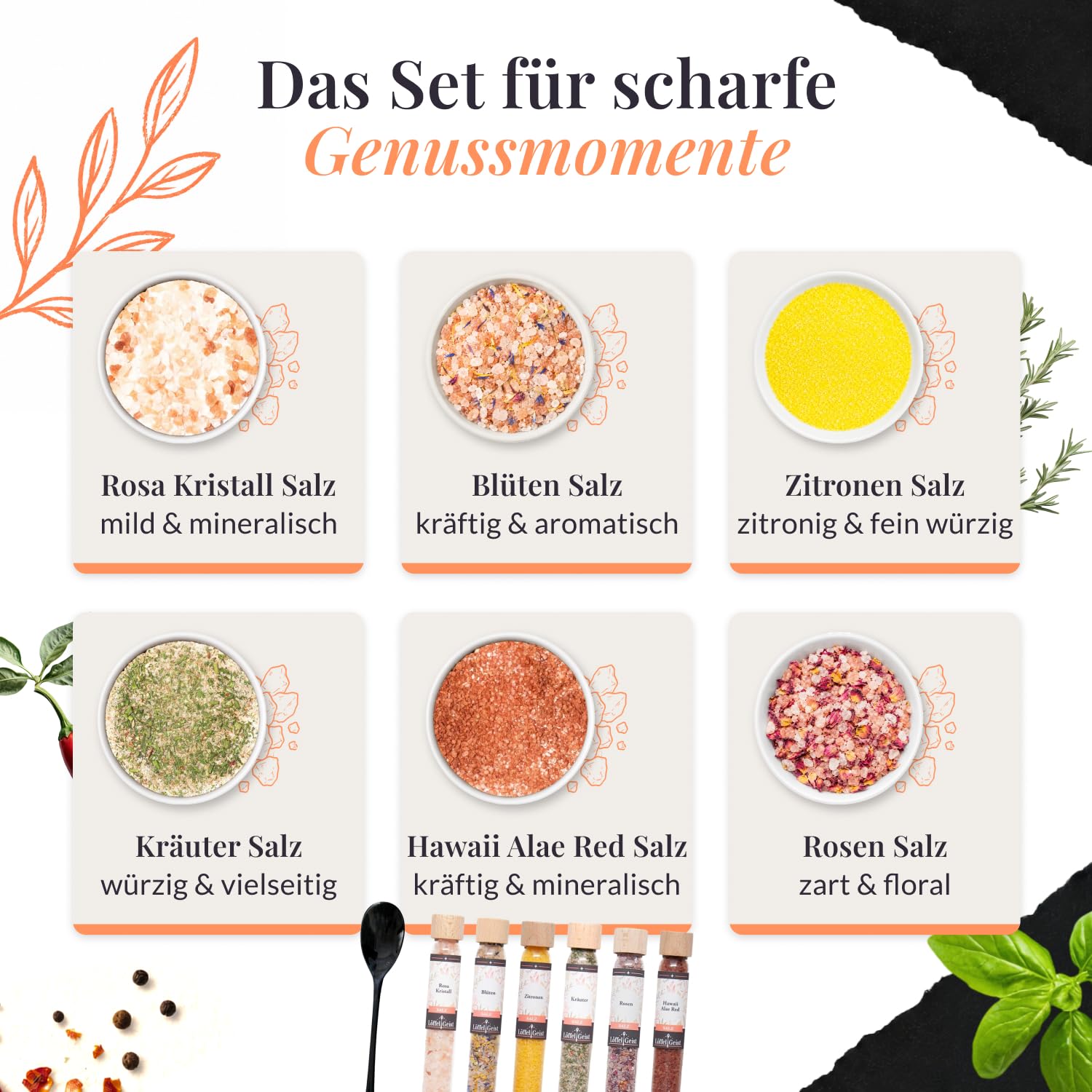 l-ffelgeist-gew-rzset-gl-ck-salz-6-salze-mit-st-nder-geschenk image 3
