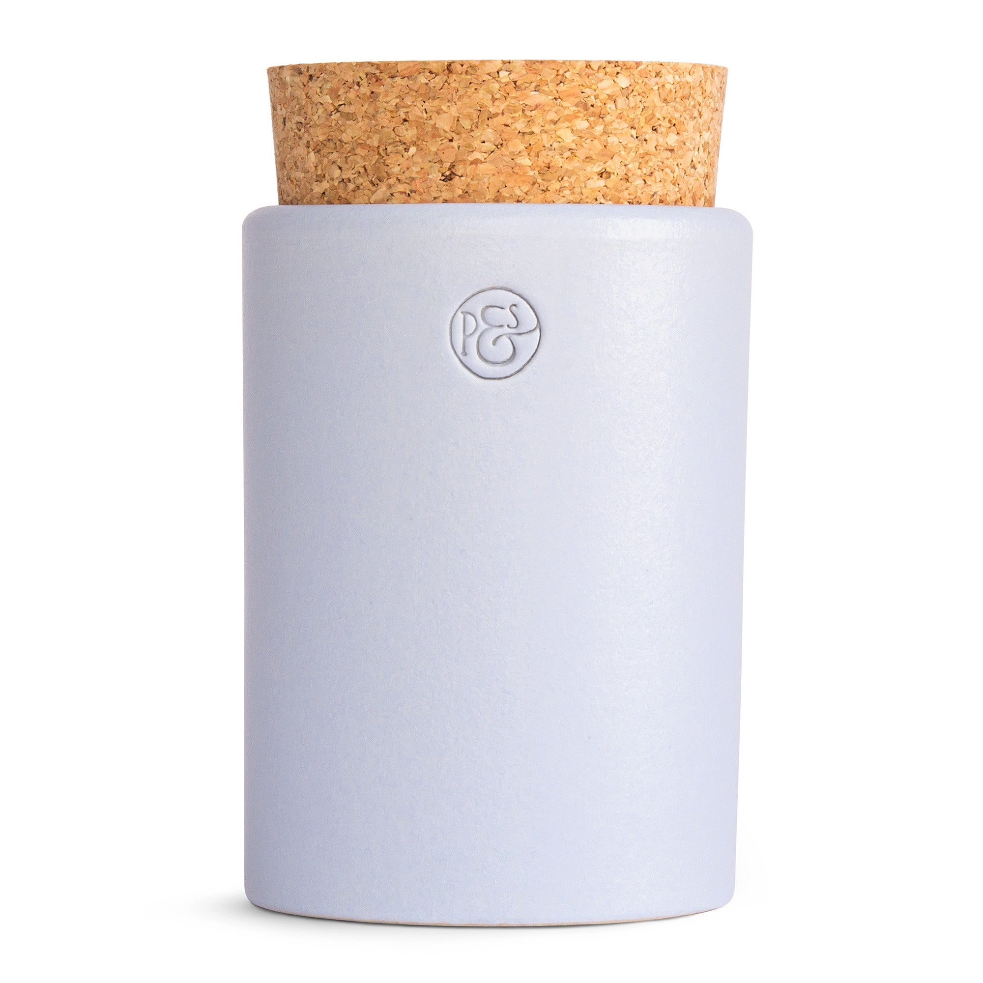 pfeffersack-soehne-keramikdose-korken-taubenblau-150-ml image 1