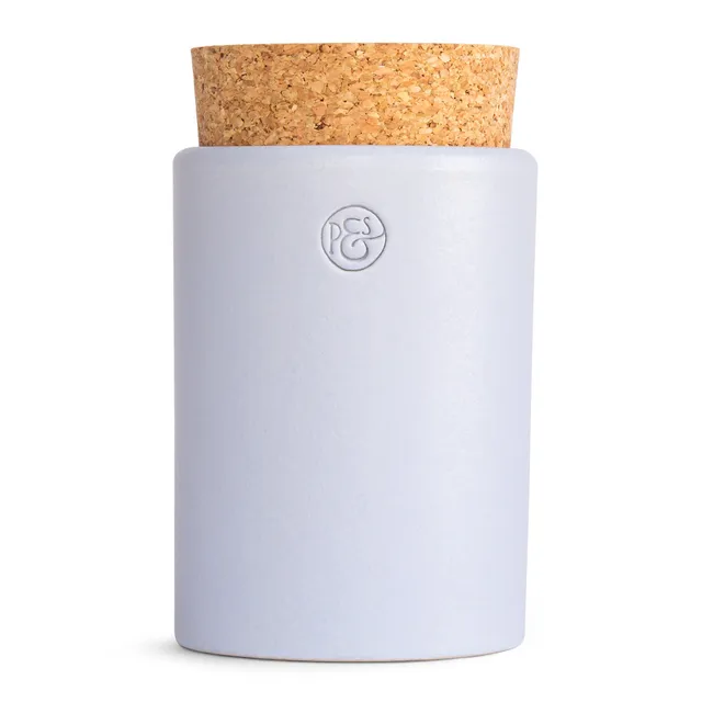 pfeffersack-soehne-keramikdose-korken-taubenblau-150-ml image 1