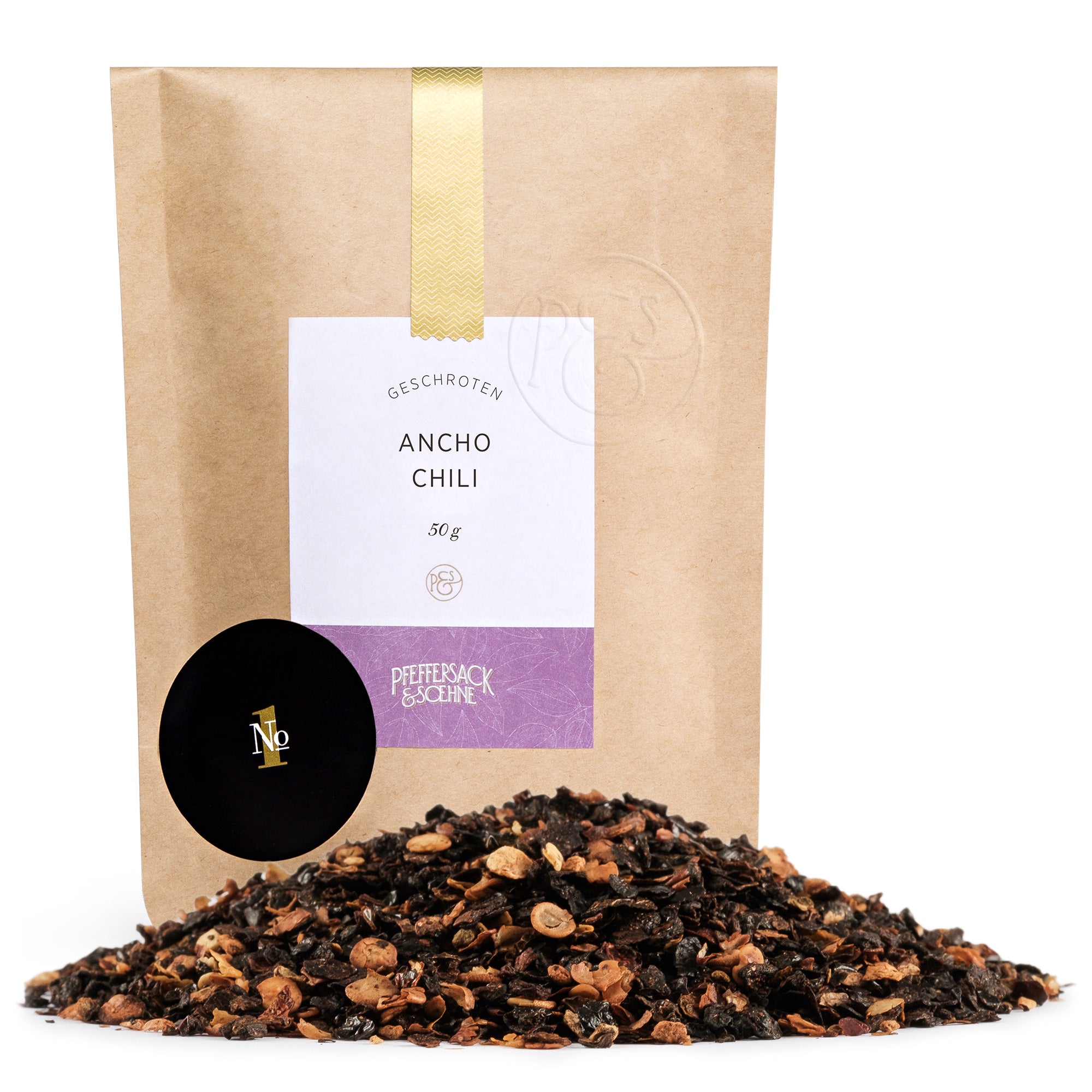 pfeffersack-soehne-pfeffer-ancho-chili-geschrotet-keramikdose-mild image 3